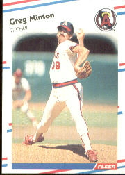 1988 Fleer Baseball Cards      499     Greg Minton